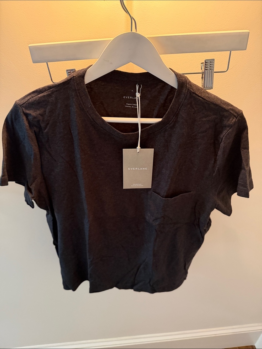Everlane Black Pocket Tee - Women's Short Sleeve